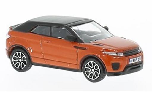Diecast model cars Land Rover Range Rover Convertible Evoque orange RHD 1/76 Oxford