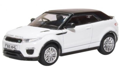 Diecast model cars Land Rover Range Rover Convertible Evoque white RHD 1/76 Oxford