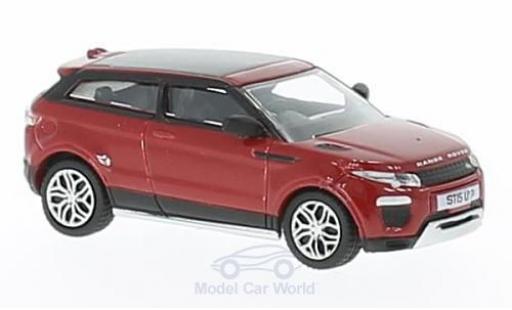 Diecast model cars Land Rover Range Rover Coupe Evoque red RHD 1/76 Oxford