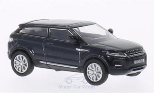 Diecast model cars Land Rover Range Rover Coupe Evoque metallic blue RHD 3-T&Atilde;&frac14;rer 1/76 Oxford
