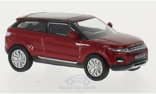 Diecast model cars Land Rover Range Rover Base Evoque red RHD 1/76 Oxford