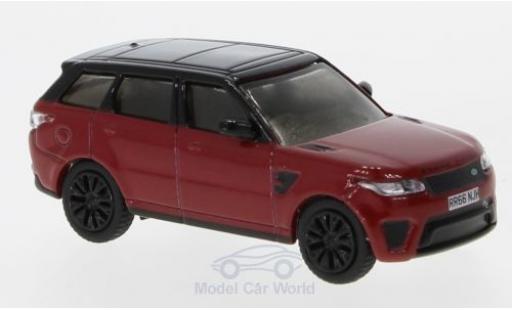 Diecast model cars Land Rover Range Rover SVR Sport red/black 1/76 Oxford