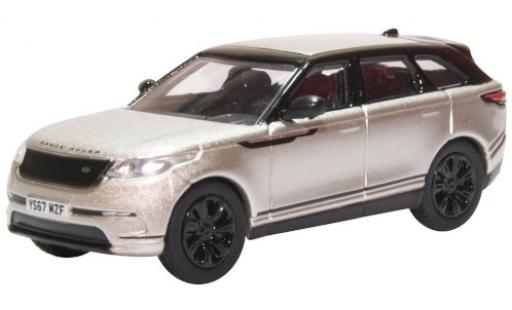 Diecast model cars Land Rover Range Rover SE Velar grey/black RHD 1/76 Oxford