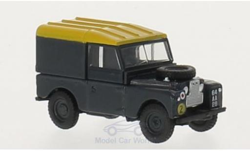Diecast model cars Land Rover Series 1 Series I 88 Hard Back blue/yellow RHD RAF 1/76 Oxford