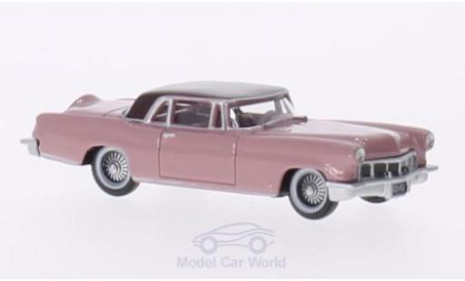 Diecast model cars Lincoln Continental 1956 MKII pink/pink 1/87 Oxford
