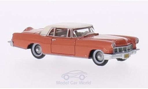 Diecast model cars Lincoln Continental 1956 MKII red/white 1/87 Oxford
