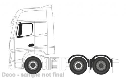 Diecast model cars Mercedes Actros Base white 1/76 Oxford