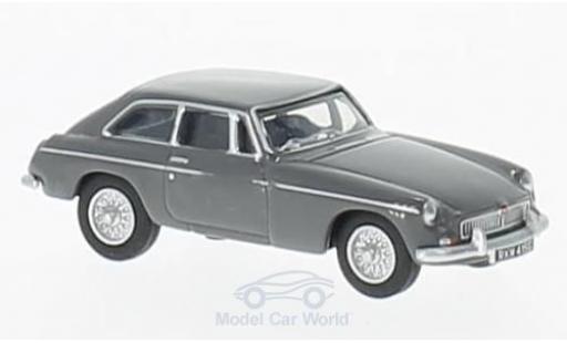 Diecast model cars MG B GT grey 1/76 Oxford