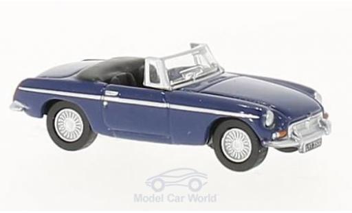 Diecast model cars MG B Roadster blue RHD 1/76 Oxford