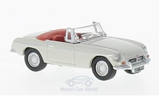 Diecast model cars MG B Roadster grey RHD 1/76 Oxford