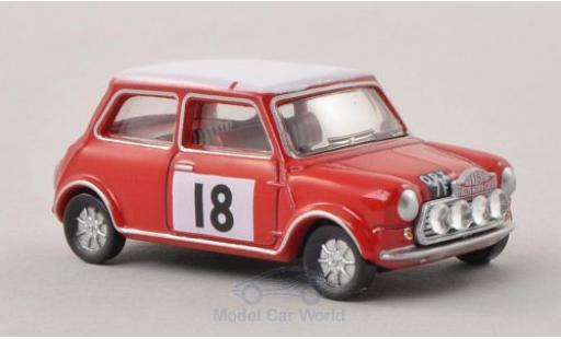 Diecast model cars Mini Cooper S MkII No.18 Rally Monte-Carlo 1968 1/76 Oxford