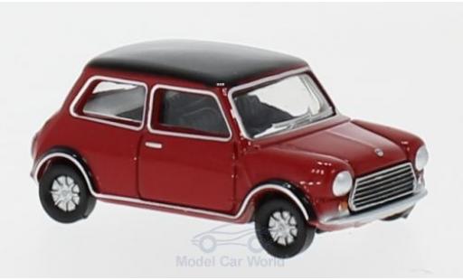 Diecast model cars Mini Cooper S MKII red/black 1/76 Oxford