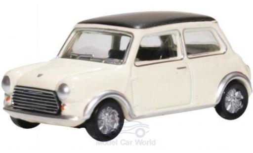 Diecast model cars Mini Cooper S MKII white/black 1/76 Oxford