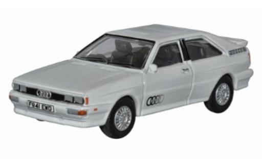 Diecast model cars Audi Quattro coupe white RHD 1/76 Oxford