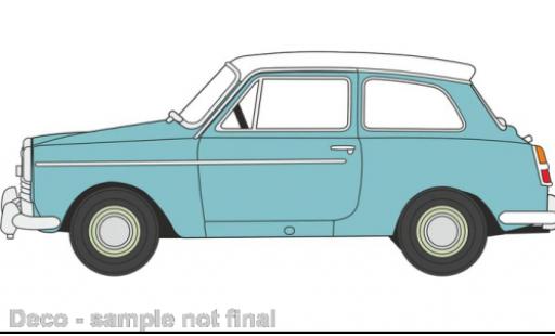 Diecast model cars Austin A40 berline MkII turquoise /white 1/76 Oxford