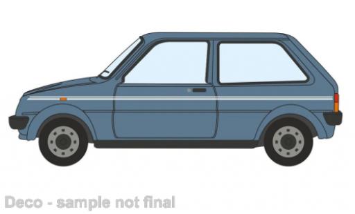 Diecast model cars Austin Mini citadine Metro metallise blue 1/76 Oxford