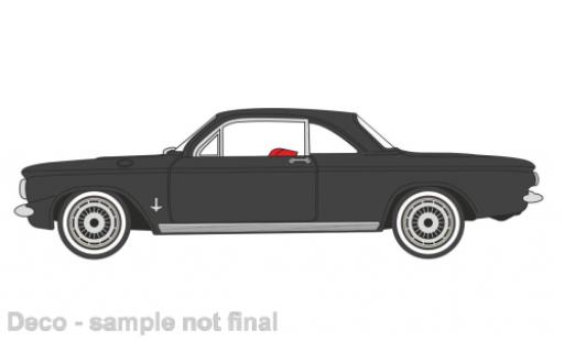 Diecast model cars Chevrolet Corvair Coupe black 1963 1/87 Oxford