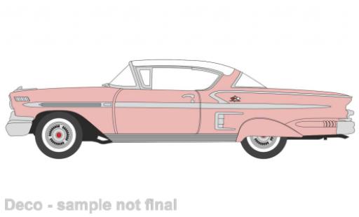Diecast model cars Chevrolet Impala Coupe Sport pink 1958 1/87 Oxford