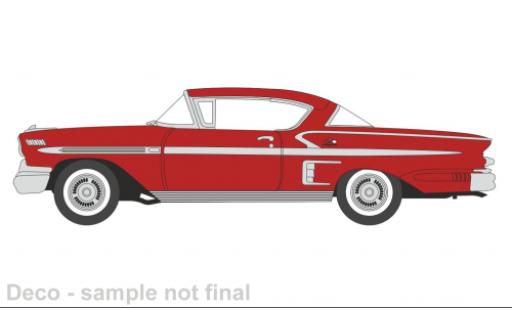 Diecast model cars Chevrolet Impala Coupe Sport red 1958 1/87 Oxford