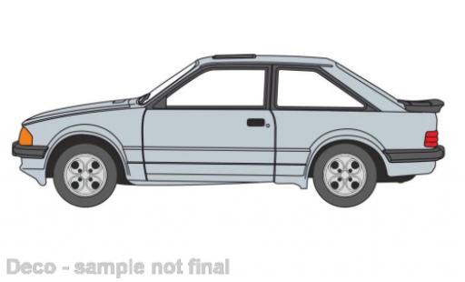 Diecast model cars Ford Escort XR3i MK III metallise grey 1981 1/76 Oxford