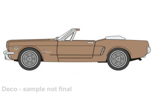 Diecast model cars Ford Mustang Convertible bronze 1965 1/87 Oxford