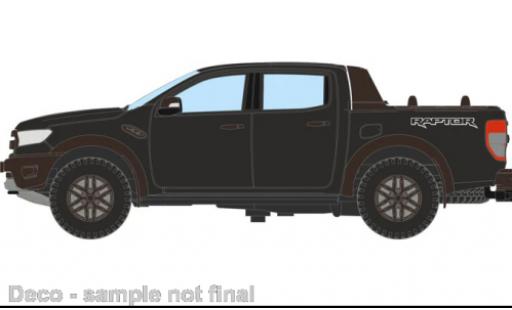 Diecast model cars Ford Ranger Raptor metallise black 1/76 Oxford