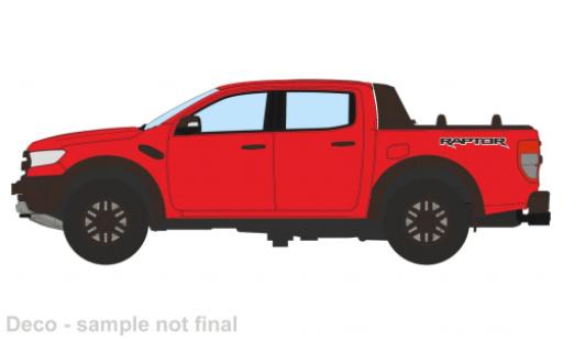 Diecast model cars Ford Ranger Raptor red 1/76 Oxford