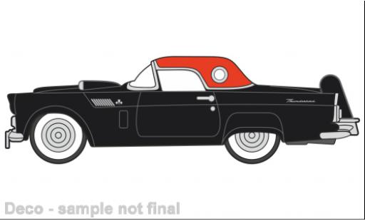 Diecast model cars Ford Thunderbird Two-Seater black/red 1956 1/87 Oxford