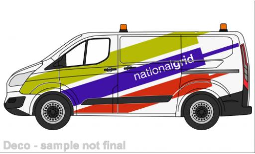 Diecast model cars Ford Transit Kastenwagen Douane dor&Atilde;&copy; National Grid 1/76 Oxford