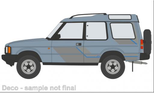 Diecast model cars Land Rover Discovery Base 1 blue 1/76 Oxford
