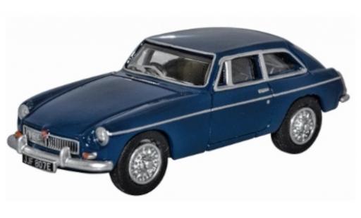 Diecast model cars MG B GT blue RHD 1/76 Oxford