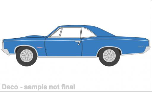 Diecast model cars Pontiac GTO 1966 blue 1/87 Oxford