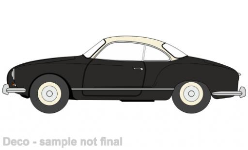 Diecast model cars Volkswagen Karmann Ghia Base Ghia black/white 1/76 Oxford