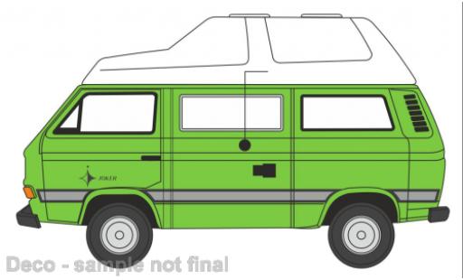 Diecast model cars Volkswagen T2 Base 5 Camper la chaux 1/76 Oxford