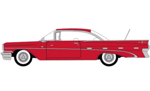 Diecast model cars Pontiac Bonneville Coupe red 1959 1/87 Oxford