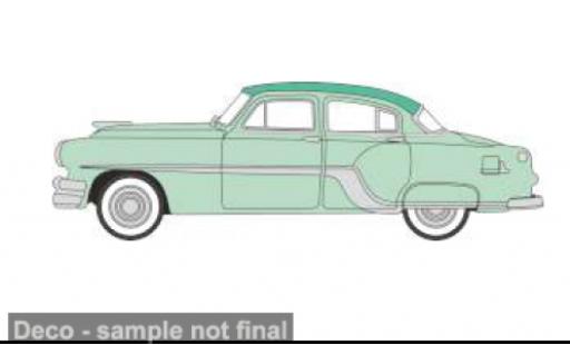 Diecast model cars Pontiac Chieftain Sedan 4-Door green/green 1954 1/87 Oxford