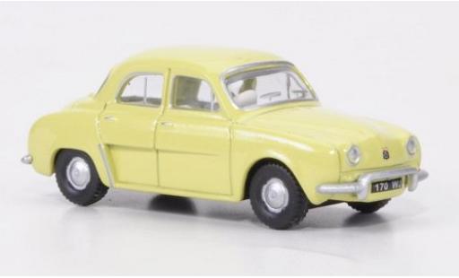 Diecast model cars Renault Dauphine Base yellow 1/76 Oxford