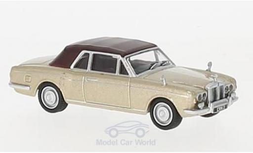 Diecast model cars Rolls Royce Corniche Convertible gold/brown RHD 1/76 Oxford