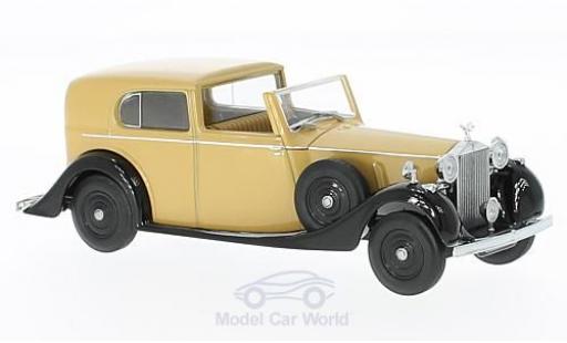 Diecast model cars Rolls Royce Phantom Mulliner III Sedanca de Ville brown/black RHD 1/43 Oxford