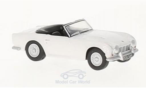 Diecast model cars Triumph TR4 Base white 1/76 Oxford