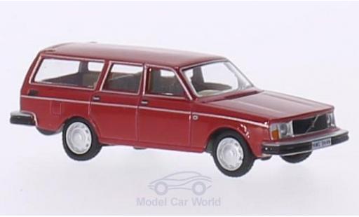 Diecast model cars Volvo 245 Base Estate red RHD 1/76 Oxford