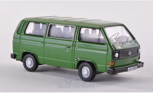 Diecast model cars Volkswagen T2 Base Bus green/green 1/76 Oxford