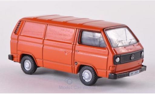 Diecast model cars Volkswagen T2 Base van orange 1/76 Oxford