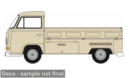 Diecast model cars Volkswagen T2 Base Pick Up beige 1/76 Oxford