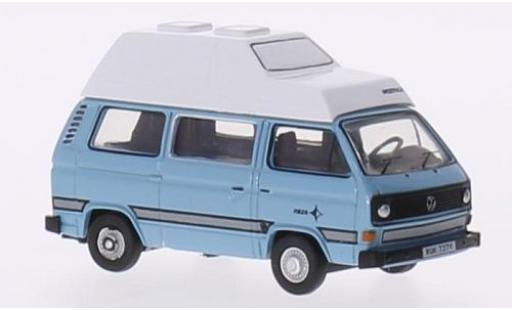 Diecast model cars Volkswagen T2 Base 5 Joker blue/white 1/76 Oxford