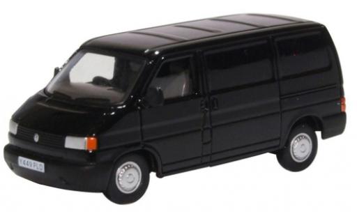 Diecast model cars Volkswagen T4 Base Van black 1/76 Oxford