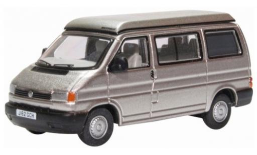 Diecast model cars Volkswagen T4 Base Westfalia Camper grey 1/76 Oxford