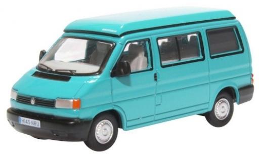 Diecast model cars Volkswagen T4 Base Westfalia Camper turquoise 1/76 Oxford