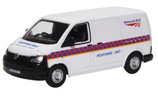 Diecast model cars Volkswagen T5 Base van RHD Network Rail 1/76 Oxford
