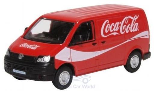Diecast model cars Volkswagen T5 Base Van Coca-Cola 1/76 Oxford
